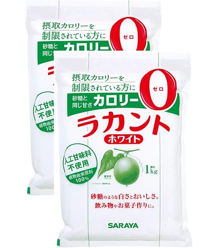 Amazon.co.jp: サラヤ ラカント ホワイト 1kg ×8袋 8kg 砂糖 : 食品